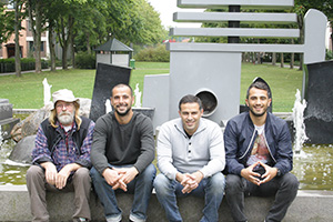 Poul Henriksen, Mohammed Ibrahim, Özcan Tecer og Ibrahim Øksum er de fire mentorer, der vil fungere som rollemodeller og vejledere for de unge mennesker i mentorprojektet.
