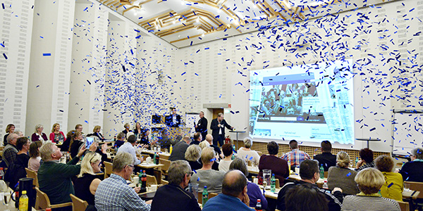 På konferencen blev DAB's nye hjemmeside, dabbolig.dk, lanceret og modtaget med klapsalver af de mange fremmødte i salen.