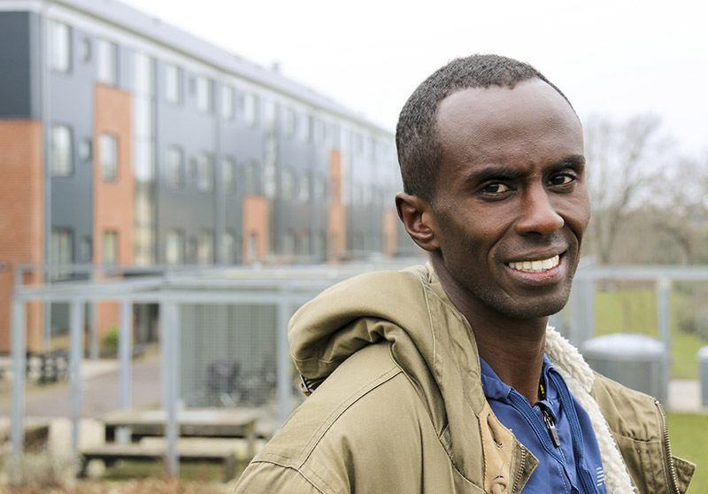 Abdi har boet på Parkvej siden 2003, og han er meget tilfreds med området.